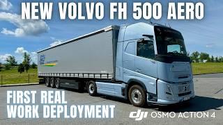 POV Truck Driving with new VOLVO FH AERO - Amazing experience and first time in the Czechia