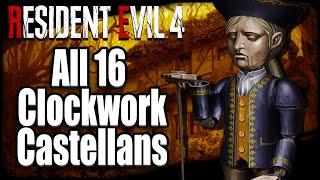 All Clockwork Castellans Locations Resident Evil 4 Remake Revolution Wind-Up