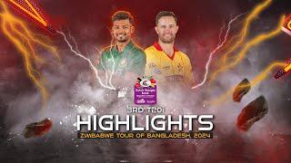 Bangladesh vs Zimbabwe Highlights  3rd T20i  Zimbabwe tour of Bangladesh 2024