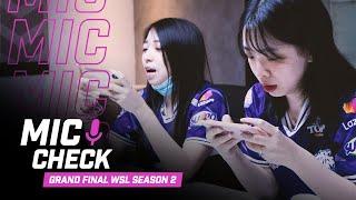 MIC CHECK EVOS LYNX VS ALTER EGO NYX  GRAND FINAL WSL SEASON 2 PLAYOFF