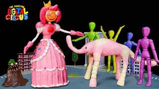 Making THE AMAZING DIGITAL CIRCUS - CANDY PRINCESS LOOLILALU with clay