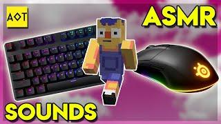 Keyboard + Mouse Sounds ASMR  Minecraft Bedwars