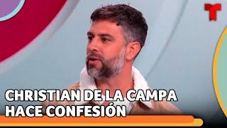 Christian de la Campa le confiesa a Aylín Mujica que fue su crush  Telemundo Entretenimiento