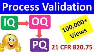 IQ OQ PQ  Process Validation  Equipment Validation  Equipment Qualification  Medical Devices