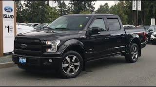 2015 Ford F-150 Lariat 502A 3.5L SuperCrew W Nav Moonroof Review Island Ford