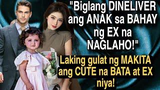 BIGLANG DINELIVER ANG ANAK SA EX NA  NAGLAHO LAKING GULAT NG MAKITA ANG CUTE NA BATA AT EX NIYA