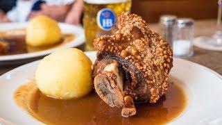 Amazing Munich Food Tour - German CRISPY PORK LEG and Attractions in Munich Germany