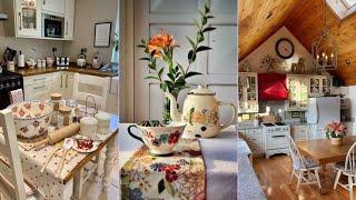 100 Elegante Cottage small kitchen Shabby Chic decorating ideas Farmhouse ideas Vintage Rustic