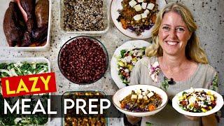 LAZY PLANT-BASED MEAL PREP HACKS FOR A WEEK What I Eat in a Day