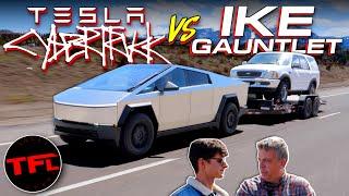 Gas vs Diesel vs Electric Tesla Cybertruck Battles The Ford F-150 & Ram Cummins Up The Ike Gauntlet