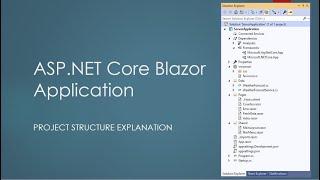 Blazor Server Application Project Structure Explanation