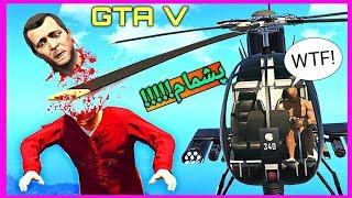 لحظات فان و خنده دار gta v  جی تی ای وی  GTA V  جی تی ای 5  gta 5