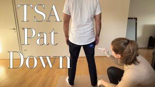 ASMR  TSA Pat Down Real Person Frisk Search & Bag Check Metal Detector Detailed Body Search