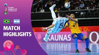 Brazil v Argentina  FIFA Futsal World Cup 2021  Match Highlights