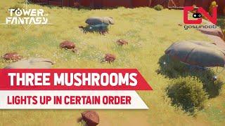 Three Mushrooms Puzzle in Tower of Fantasy