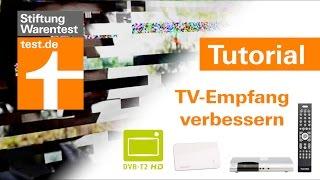 Tutorial DVB-T2 HD TV-Empfang verbessern - 5 Tipps gegen Klötzchen & Aussetzer