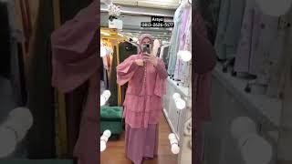 Gamis Brokat Syari Elegan Terbaru  0813-2626-5177