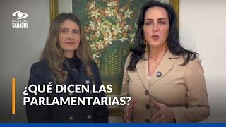 Molestia entre senadoras Paloma Valencia y María Fernanda Cabal por encuesta presidencial