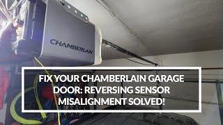 Fixing Chamberlain Garage Door Error 4 Flashes - Sensor Misalignment Solved