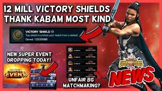 Lots of Free Victory Shields  Super Event Starts Today  Bad BG Matchmaking Reasons and More MCN