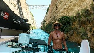 Our Journey through the Famous Corinth Canal Sailing La Vagabonde Ep. 118