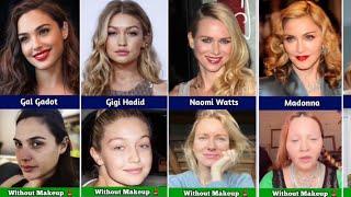 Famous Hollywood Actresses Without Makeup