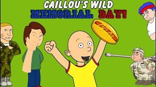 Caillou Drives Tank On Memorial Day And Gets Grounded