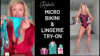 Oh La La  Micro Bikini & Lingerie Try-On with Reba Fitness  SUBSCRIBE HERE to my new channel
