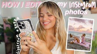 How to edit your IG photos *step-by-step*  aesthetic feed + favorite apps 