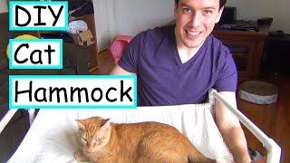 DIY Cat Hammock  No Sew   EASY + CHEAP