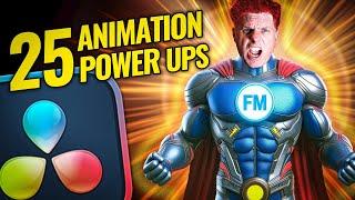 25 Animation Tips Tricks and Secrets. POWER UP Your Skills  Davinci Resolve Fusion Tutorial