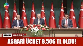 Asgari ücret 8.506 TL oldu