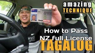 How to Pass your NZ Full Licence Test Filipino in New Zealand Amazing Technique TUTORIAL TAGALOG