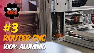 Router CNC - Toda em alumínio - Qualidade e Precisão