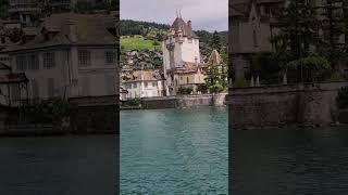 Beautiful Oberhofen #travel #myswitzerland #interlaken #cruise #lakethun #switzerland