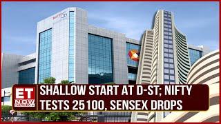 Opening Bell Nifty Tests 25100 Sensex Drops Over 170 Points  Voda Idea Sheds 3%  First Trades