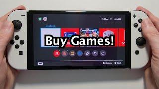 Nintendo Switch How to Buy & Download Games from eShop