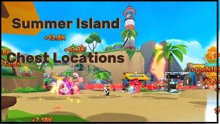 Anime Champions Simulator - ACS - Quick Tips - Summer Island Chest Locations