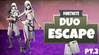  CO-OP Duo PUZZLE Escape Challenge Walkthrough *NEW Fortnite Creative Map*