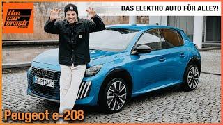 Peugeot e-208 im Test 2022 Das NEUE Elektro Auto für Alle? Fahrbericht  Review  Preis  POV