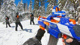 NERF Call of Duty in Real Life  Winter Battle