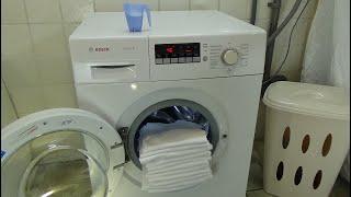 BOSCH WAB28220 washing machine cotton intensive t-shirt wash 40 degrees program test example #346