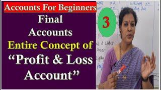 25. Profit & Loss Account - Proforma & Problem With Solution