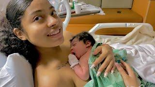 TEEN MOM LIVE BIRTH + Labor & delivery VLOG