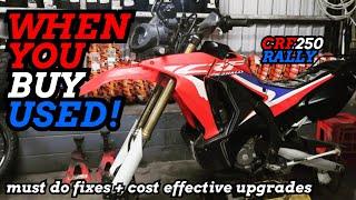 CRF250 RALLY - We fixed and Prepped a SUBSCRIBERS bike for a long trip