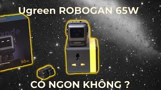 Mình thử mua cục sạc UGREEN 65W RoboGaN Mini Đo nhiệt độ khi sạc nóng phết