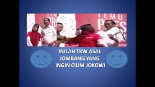 Gokil..Inilah TKW Asal Jombang Yang Ingin Cium Jokowi...