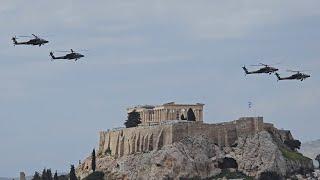 Flypast for Greek independence day 