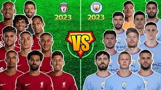 ● 2023 LİVERPOOL VS 2023 MAN CİTY11 V 11Haaland Firmino Mahrez Salah Kevin De Bruyne