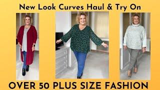 New Look Curves Haul & Try On - Over 50 Plus Size Fashion - Reasonably Priced Autumn  Winter Basics